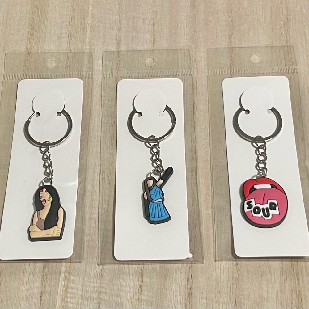 Olivia Rodrigo Keychain Set of 3